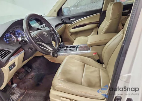 2015 Acura Mdx Technology из США, поврежденный, VIN 5FRYD4H45FB030366